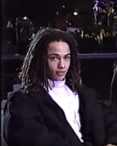 A young Eagle Eye Cherry here presenting on Channel 4 Music Show "Big World Cafe" in 1989.

Eagle Eye Cherry is best known for his biggest hit "Save Tonight"